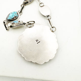 Delbert Sacatero Golden Hills Cluster Necklace