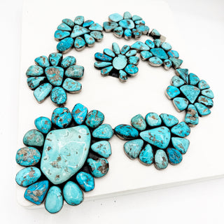 Federico Jimenez Historic Kingman Cluster Mega Necklace