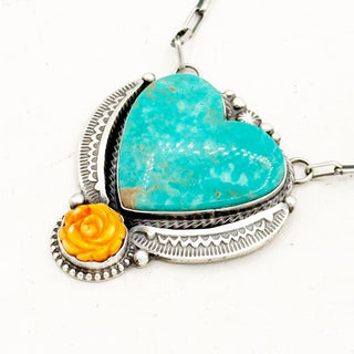 Sheila Tso Solo Heart Necklace
