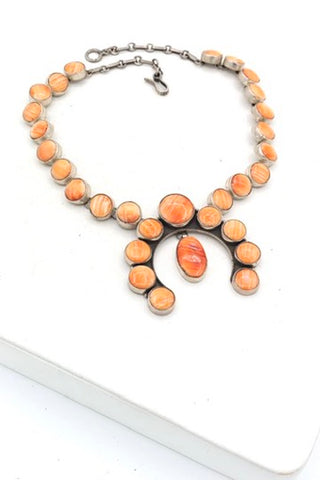 Federico Jimenez Big Ole Orange Spiny Naja Necklace