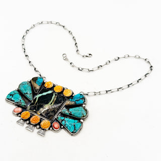 Sheila Tso Super Nova Rainbow Cluster Necklace
