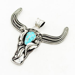 Donnalee Shewmake Waterweb Kingman Longhorn Pendant