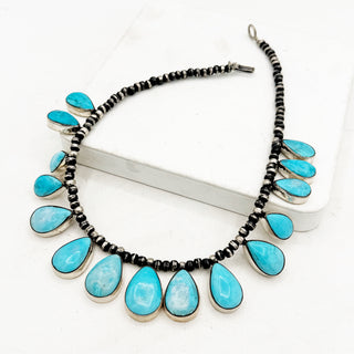 Federico Jimenez Sleeping Beauty Rainstorm Necklace