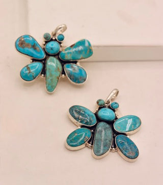 Federico Jimenez Kingman Butterfly Pendants