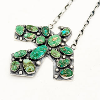 Sheila Tso Masterpiece Reversible Thunderbird Cluster Necklace