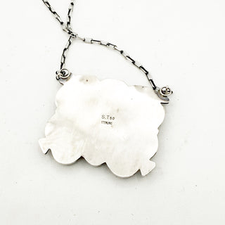 Sheila Tso Emerald Rose Bar Necklace