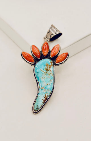Federico Jimenez Kingman and Spiny Chile Pepper Pendant