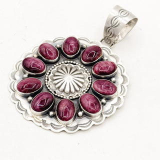 Sheila Tso Purple Spiny Cluster Necklace