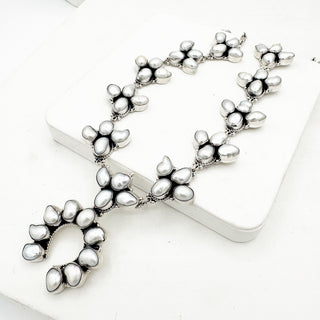 Federico Jimenez XL Classic Pearl Squashblossom Necklace