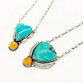 Sheila Tso Solo Heart Necklace