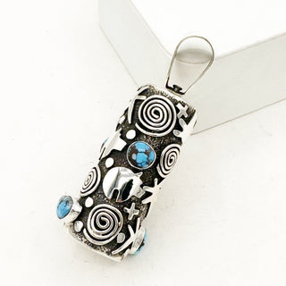 Alex Sanchez Barrel Bead Pendants