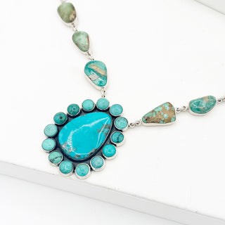 Federico Jimenez Ombre Turquoise Isabella Necklace