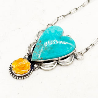 Sheila Tso Solo Heart Necklace