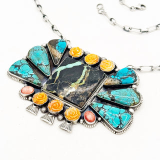 Sheila Tso Super Nova Rainbow Cluster Necklace