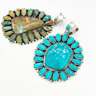 Sheila Tso Giant Royston Pendants