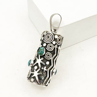 Alex Sanchez Barrel Bead Pendants