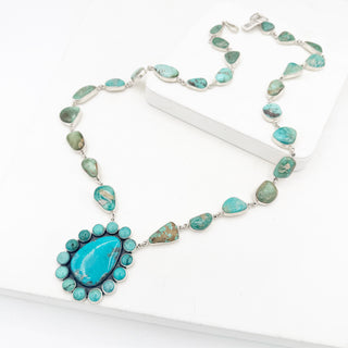 Federico Jimenez Ombre Turquoise Isabella Necklace