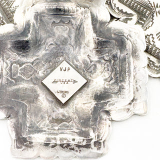 Vinvent Platero Giant Stamped Cross Pendant