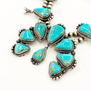 Tom Fransisco Manresa Turquoise Squashblossom Set