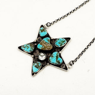 Jackie Silver Royston Star Necklace
