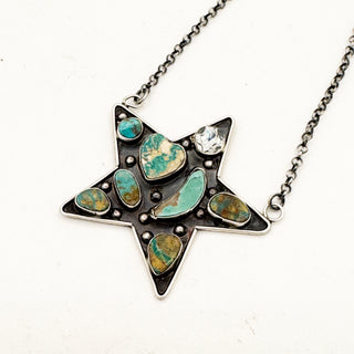 Jackie Silver Royston Star Necklace