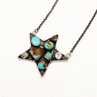 Jackie Silver Royston Star Necklace