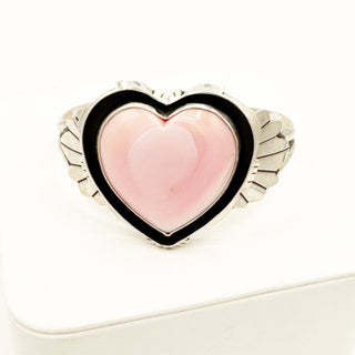 Donnalee Shewmake Pink Conch Heart Cuff