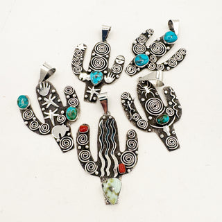 Alex Sanchez Cactus Pendants