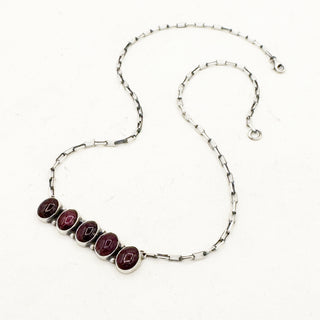 Justine Tso "Baca" Purple Spiny Bar Necklace