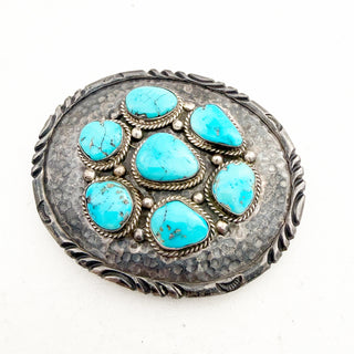 VINTAGE SLEEPING BEAUTY GIANT CLUSTER BELT BUCKLE