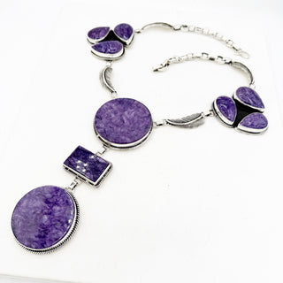 HJC x Jesus Vega Charoite Mega Necklace
