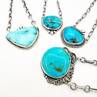 HJC x Haley Roedel Bisbee Turquoise Bar Necklaces