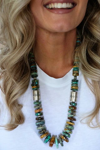 Down to Earth Carico Lake Beaded Necklace