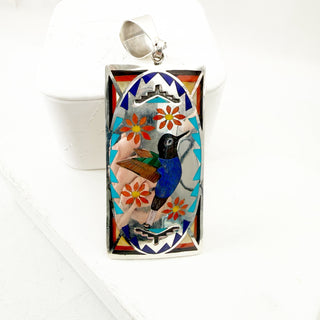 Daphne - the Midnight Garden Hummingbird Pendant