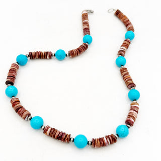 Sleeping Beauty, Red Spiny NP Necklace