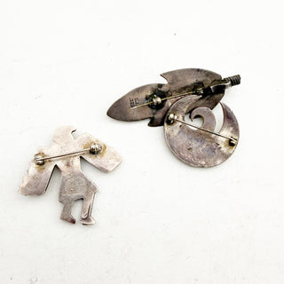 What the Wind Carries - Vintage Zuni Channel Inlay Pins