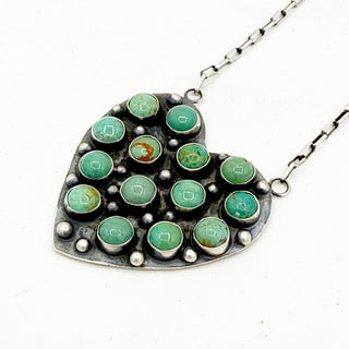 Sheila Tso Reversible Heart Cluster Necklaces