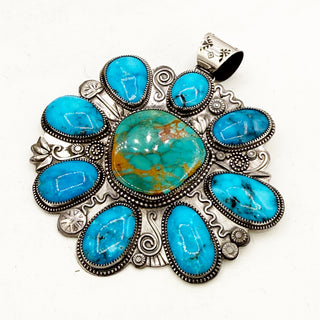 HJC x Kurt Card Royston and Blue Grotto Cluster Pendant