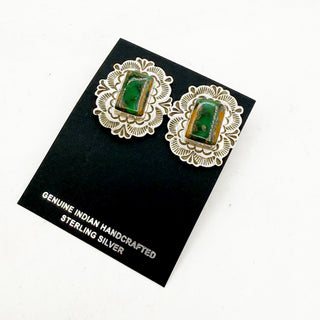 Alex Sanchez Royston Concho Earrings