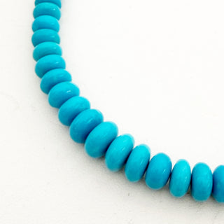 Collector Grade Sleeping Beauty Turquoise Necklaces with 14k gold Clasp