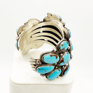 Tyler Brown Egyptian Turquoise Cluster Cuff Size 7