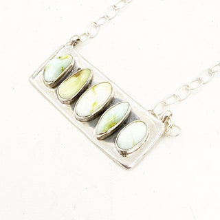 HJC Five Stone Bar Necklace