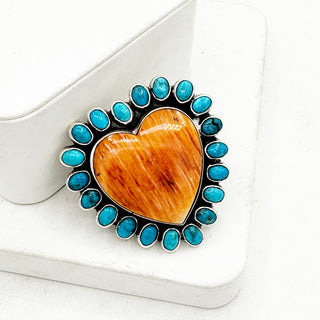 Federico Jimenez Mazing Heart Cluster Ring