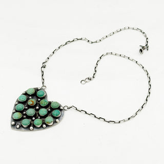 Sheila Tso Reversible Heart Cluster Necklaces