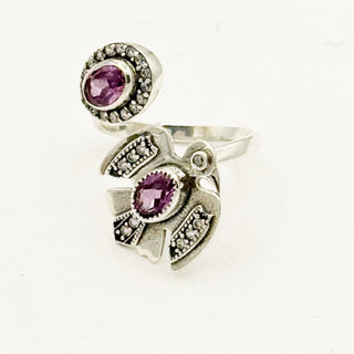 Hespera Alexandrite Thunderbird Bypass Ring