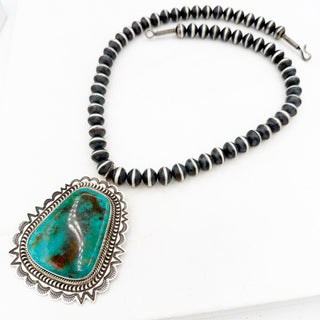 Andy Cadman Highgrade Royston Navajo Pearl Necklace