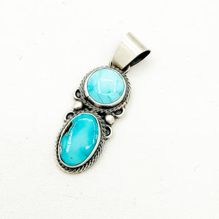 Sheila Tso 2 Stone Blue Ridge Pendants