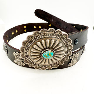 Rare Elgin Tom One Of A Kind Sonoran Gold Concho Belt