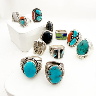 Killer Stash of Vintage Native Rings
