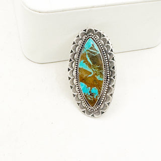 Sheila Tso Size 7 Ribbon Mine 8 Ring